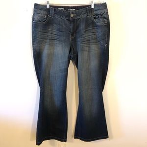 Lane Bryant Slightly Flared Jeans Size 20W Average